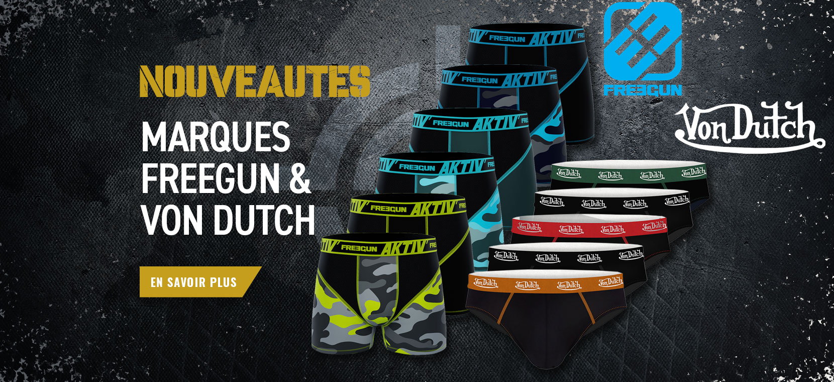 Nouveaux produits et nouvelles marques : Freegun, Von Dutch et Umbro ! 