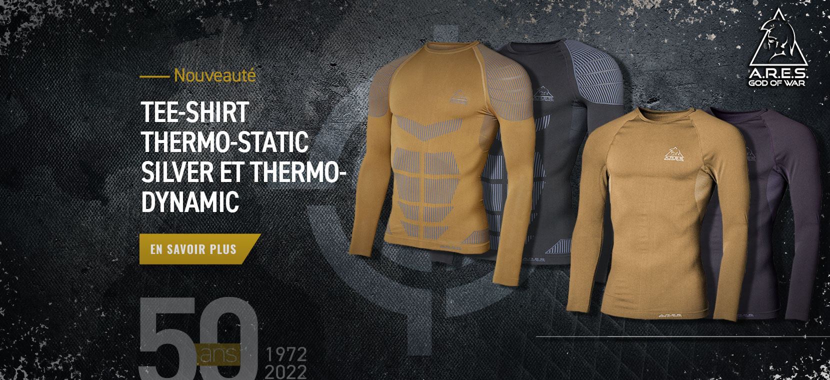 nouveautés : sous vêtements thermique ARES