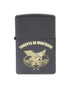 BRIQUET ZIPPO TROUPES DE MONTAGNE NOIR