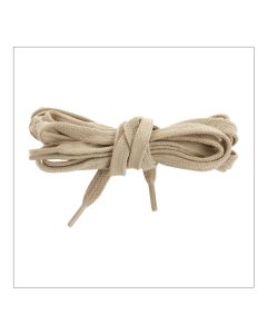 LACET COTON PLAT SABLE 120 CM
