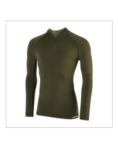 TEE SHIRT TECHNICAL LINE MANCHES LONGUES COL ZIP