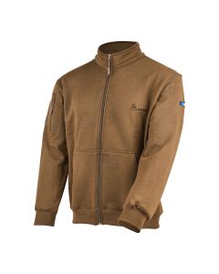 VESTE SWEAT ZIP FA COYOTE XS