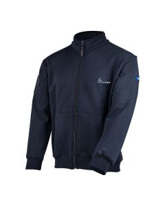 VESTE SWEAT ZIP FA MARINE XS